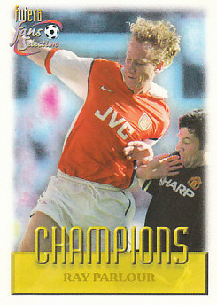 Ray Parlour Arsenal 1999 Futera Fans' Selection #90